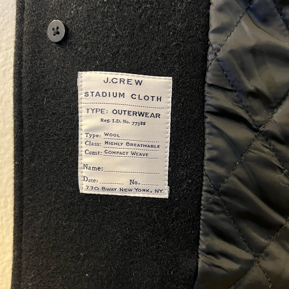 J. Crew Black University Jacket Pea Coat - Vintage - Men’s - Picture 8 of 16
